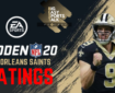 Saints Madden 20 Ratings